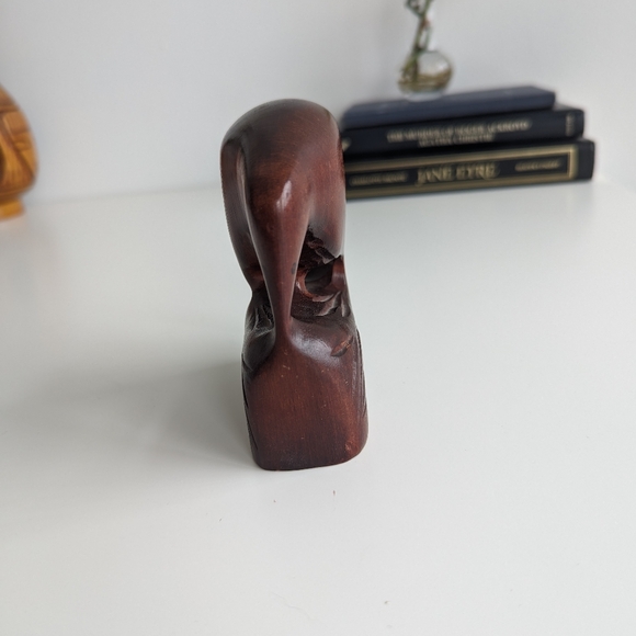 Wooden New Zealand Kiwi bird figurine - Picture 5 of 11
